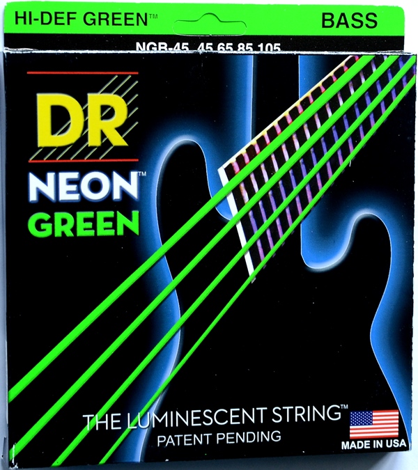 DR Strings NGB-45 Green Neon